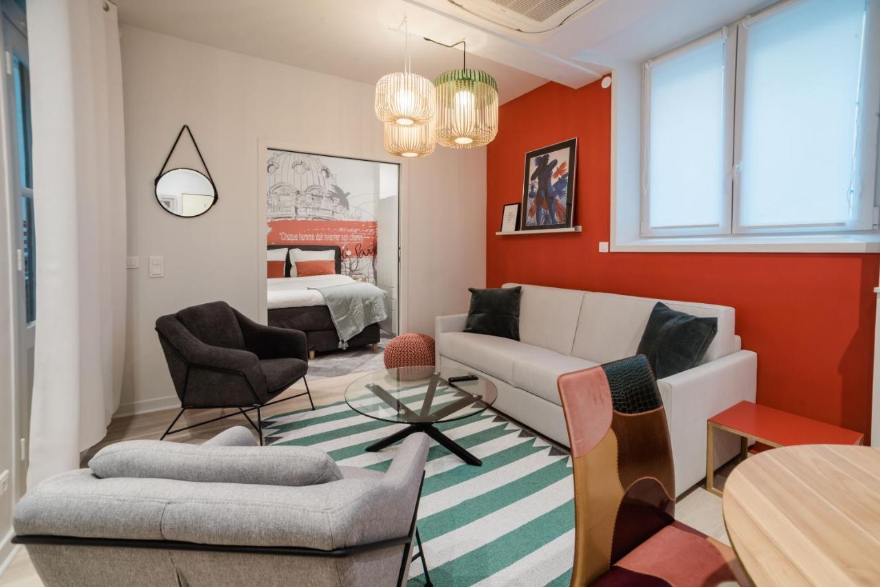 Suite Sartre : Au Coeur De La Rive Gauche, Neuf, Design, 2/4 Personnes Париж Экстерьер фото