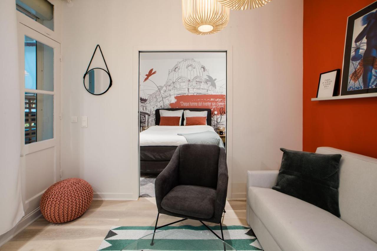 Suite Sartre : Au Coeur De La Rive Gauche, Neuf, Design, 2/4 Personnes Париж Экстерьер фото